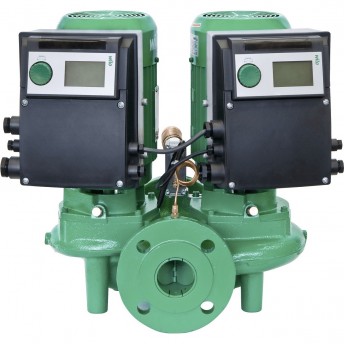 Циркуляционный насос с сухим ротором в исполнении INLINE с фланцевым соединением WILO VEROTWIN-DP-E 32/135-1,5/2-R1