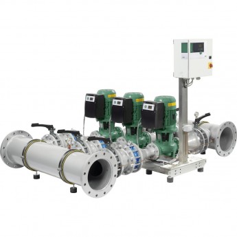 Высокоэффективная, автоматическая, готовая к подключению установка WILO SIFLUX 21-IP-E 65/130-4/2-SC-16-T4